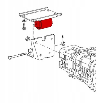 Вставка опоры коробки передач VW T3 Transporter Diesel