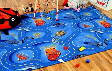 КОВЕР DISNEY CARS 250X250 АВТОМОБИЛИ ДОРОЖНЫЕ ГОНКИ