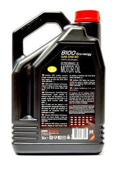 MOTUL 8100 ECO-NERGY 0W30 5L - VOLVO VCC 95200377