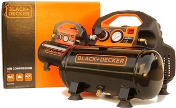 БЕЗМАСЛЯНЫЙ КОМПРЕССОР BLACK+DECKER 6л 0.5л.с. 8бар