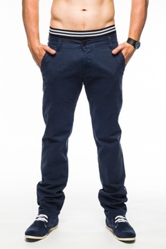 SPODNIE MĘSKIE CHINOSY VANKEL JEANS 605G - 130 L32