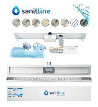 Линейный трап SANITLINE CERAMIC 110см ДЛЯ ПЛИТКИ