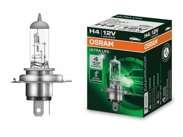 ЛАМПОЧКА OSRAM ULTRA LIFE H4 12 В 60/55 Вт P43T