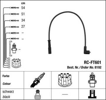 NGK RC-FT601 8192 КАБЕЛИ