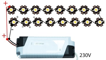 DRIVER LED 72Вт 600мА 54-84В источник питания 18-24 x3Вт