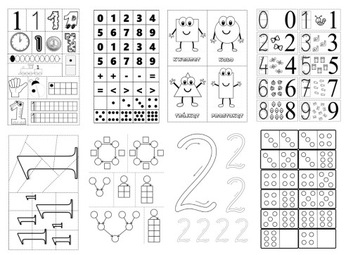 WYCINANKI MATEMATYCZNE - wklejki, figury, puzzle..