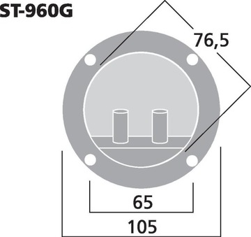 КРУГЛЫЙ ДИНАМИЧЕСКИЙ КЛЕММ MONACOR ST-960G 51G