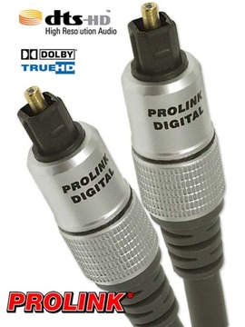 ЭКСКЛЮЗИВНЫЙ ОПТИЧЕСКИЙ КАБЕЛЬ TOSLINK PROLINK 1,2 м