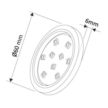 Патрон лампы, LED ORBIT RGB 12V DC