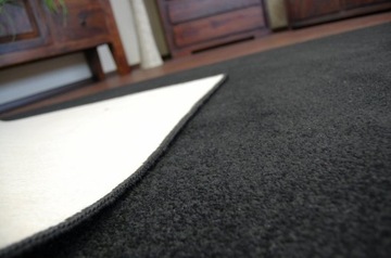 КОВЕР 100x200 TRENDY однотонный черный @24966