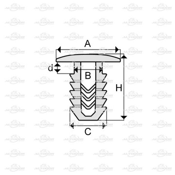 фото thumb №10, Opel corsa d 2006-2014 застібки прокладки двері 10