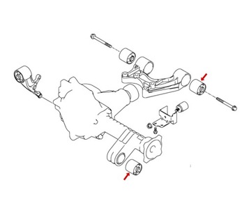 Опорная втулка переднего моста GRAND VITARA 2755166J00