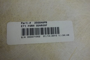 фото thumb №8, Потолок потолок bmw x6 e72 люк