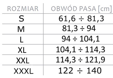 PAS BRZUSZNY przepuklinowy GORSET pooperacyjny 3XL