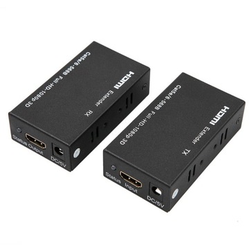 Удлинитель Удлинительный кабель HDMI-RJ45 LAN 60 м 3D Wwa