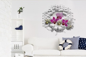 3D наклейки на стену Дыра в стене 115