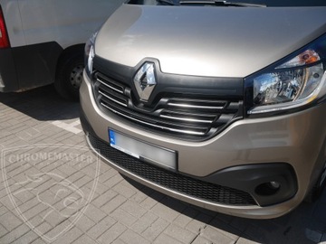 Накладки на переднюю решетку Решетка Renault Trafic 2014+