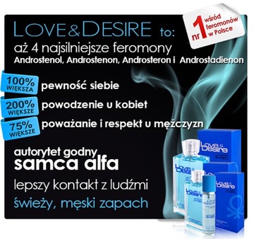 СИЛЬНЫЕ МУЖСКИЕ ДУХИ С ФЕРОМОНАМИ LOVE&DESIRE