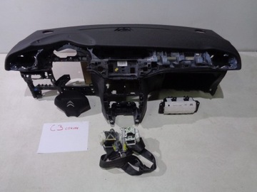 фото thumb №1, Citroen c3 панель приладів ремені подушки безпеки подушка безпеки комплект