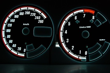 Alfa Romeo 156 Tarcze licznika INDIGLO wzór 1