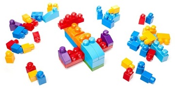 БОЛЬШАЯ СУМКА MEGA BLOKS BLOKS 60 БЛОКОВ DCH55