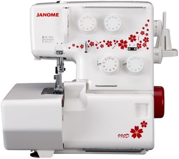 ОВЕРЛОК JANOME 990D + БЕСПЛАТНО 5 ФУТОВ