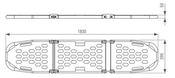 СКЛАДНАЯ АЛЮМИНИЕВАЯ АВАРИЙНАЯ СТРОКА DX 070