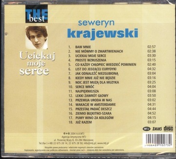 Северин Краевски Uciekaj Moje Serce The Best 1CD
