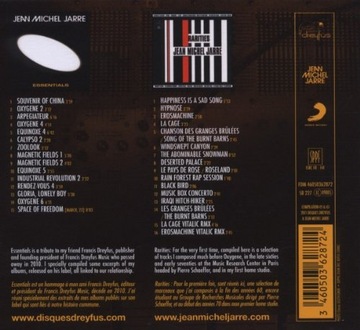 Jean Michel Jarre Essentials & Rarities 2 CD