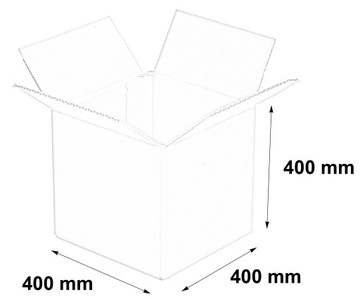 КОРОБКА КАРТОННАЯ ПЛОТНАЯ 400x400x400 5W 650gBC 1 шт.