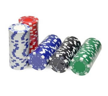 НАБОР ДЛЯ ПОКЕРА CHIPS POKER CHIPS DICE LUX