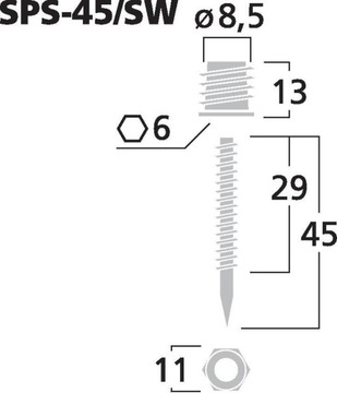 Monacor SPS-45/SW CHEAP шипы для напольных колонок