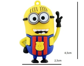 PENDRIVE MINIONEK FC BARCELONA 8 GB USB MESSI 24H