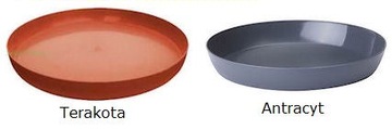 Podstawek Podstawka pod doniczkę Dona 55 fi 43 cm - Terakota / Antracyt