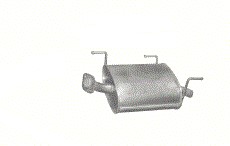 фото thumb №1, Глушитель конечный nissan almera хэтчбек poj.1,5+1,8 2000-06r.