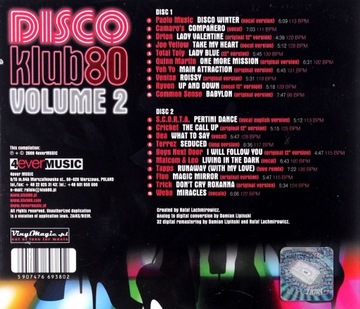 CD Disco Klub 80 Vol.2 Сборник / Разные исполнители