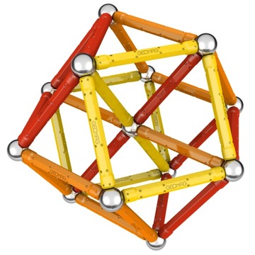 Цветные магнитные блоки GEOMAG, 64 элемента GEO262
