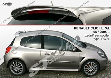 Спойлер спойлер для Renault Clio 3/5 dw hb MK3 05--