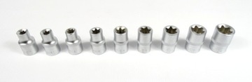 ТОРЦЕВЫЕ КЛЮЧИ TORX 9el E10-E24 ГОЛОВКИ TORKS 1/2