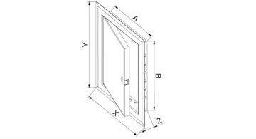 АВЕНТА МЕТАЛЛ ИНСПЕКТ ДВЕРЬ ДМ 20x30