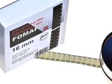 Стандартная пленочная двусторонняя камера Fomapan R100 16 мм.