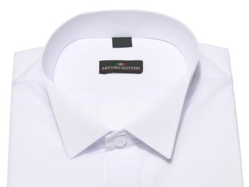 KOSZULA BIAŁA DO MUCHY 41 164-170 SLIM FIT