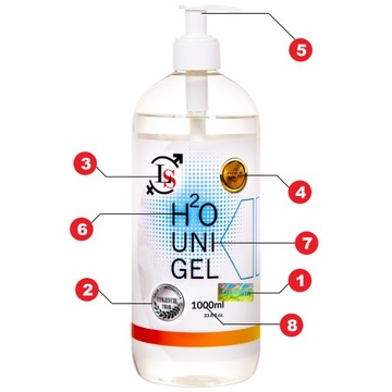 H2O UNI GEL 1000мл ПРЕДЛАГАЕМЫЙ AQUA UNIVERSAL GEL