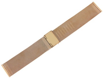 Bransoletka do zegarka ROSE STALOWA 24mm SIATKA