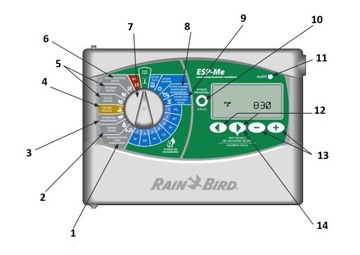 ESP4 ME3 Контроллер орошения Rain Bird 4–22 сек.