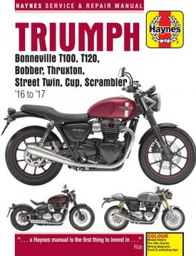 ПОВРЕЖДЕННЫЙ МОТОЦИКЛ TRIUMPH BONNEVILLE T100 2017 ГОДА