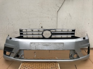 фото thumb №1, Vw caddy 2k5 бампер передній rok 2015- сріблястий