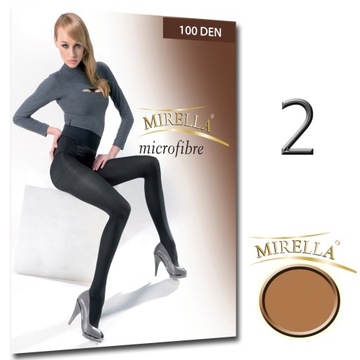 MIRELLA Колготки из микрофибры 100 ден 2/М Бежевые