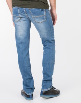 Długie Spodnie Jeans Męskie Texasy Dżinsy dla Wysokich HUNTER 110/22 W32L36