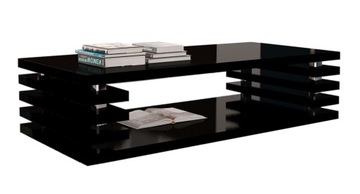 NORT BLACK GLOSS COFFEE TABLE Современный журнальный столик